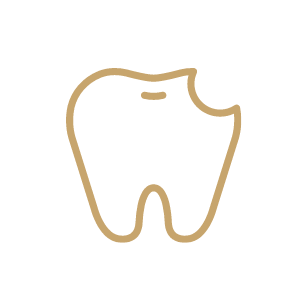 歯に負担がかかりにくいため、破折のリスクを防ぐことができる。